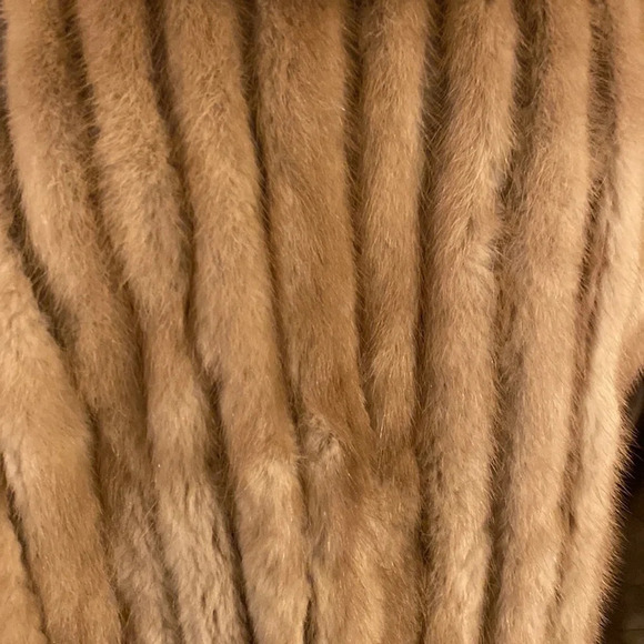 Boston store leather &real mink coat size Medium - Picture 2 of 11